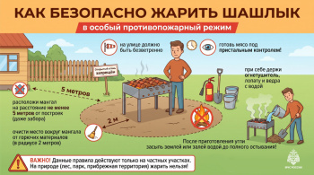 Как безопасно жарить шашлык в особый противопожарный режим