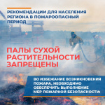 Введение особого противопожарного режима 15 апреля до 30 июня